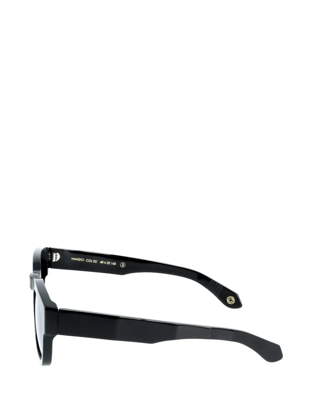 KYme Nando square-frame sunglasses Zwart