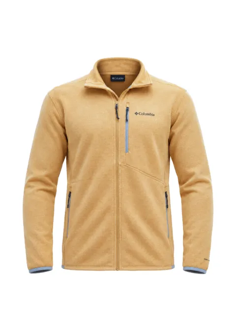 Columbia logo-print waffle-texture jacket