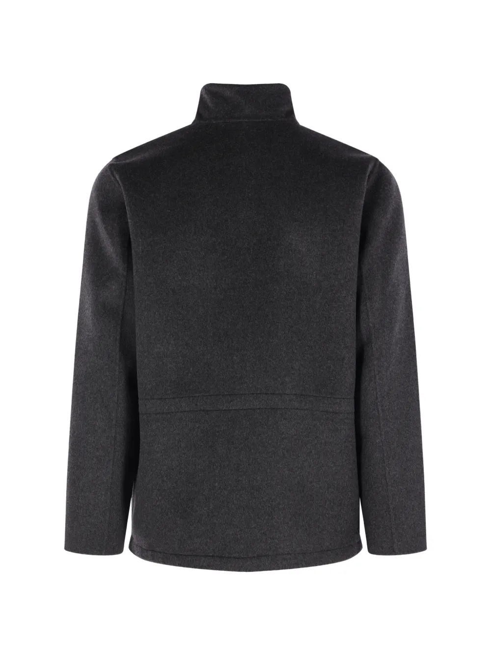 ASPESI double wool zip-up coat Grijs