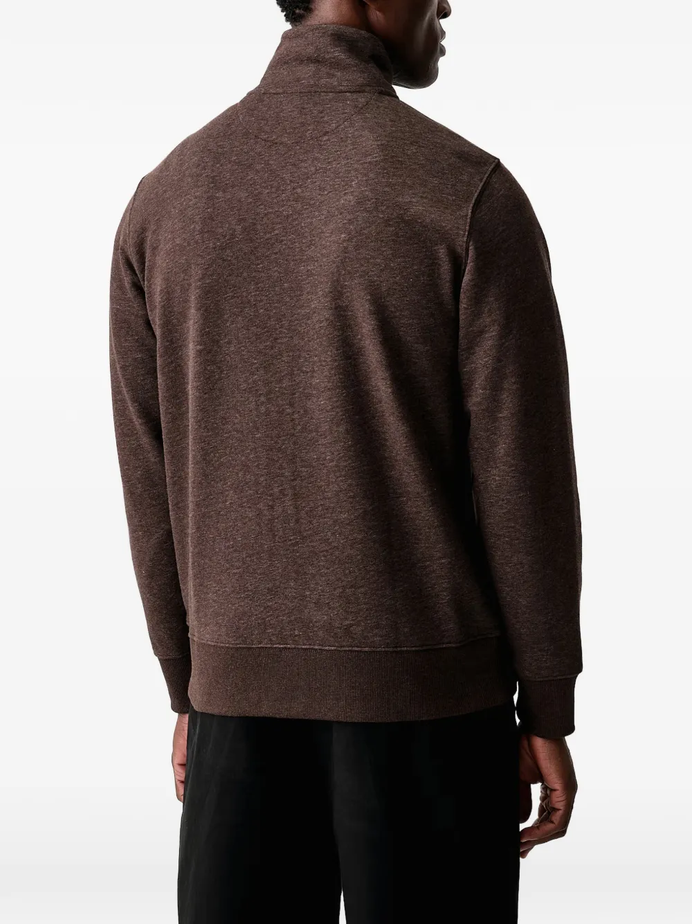 Gant Sweater met geborduurd logo Bruin