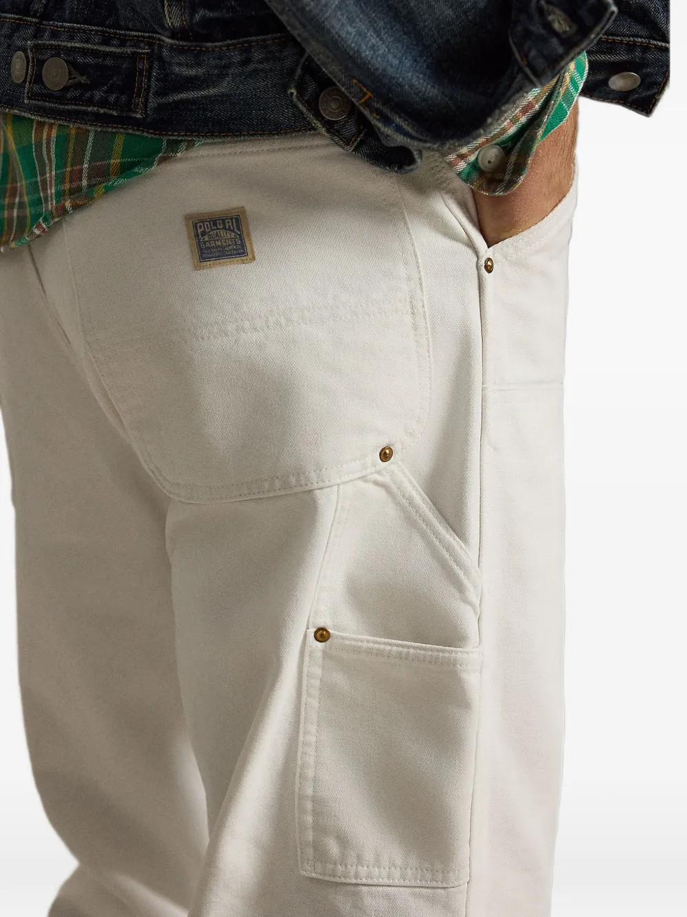 Polo Ralph Lauren Dungaree Fit Carpenter trousers Wit