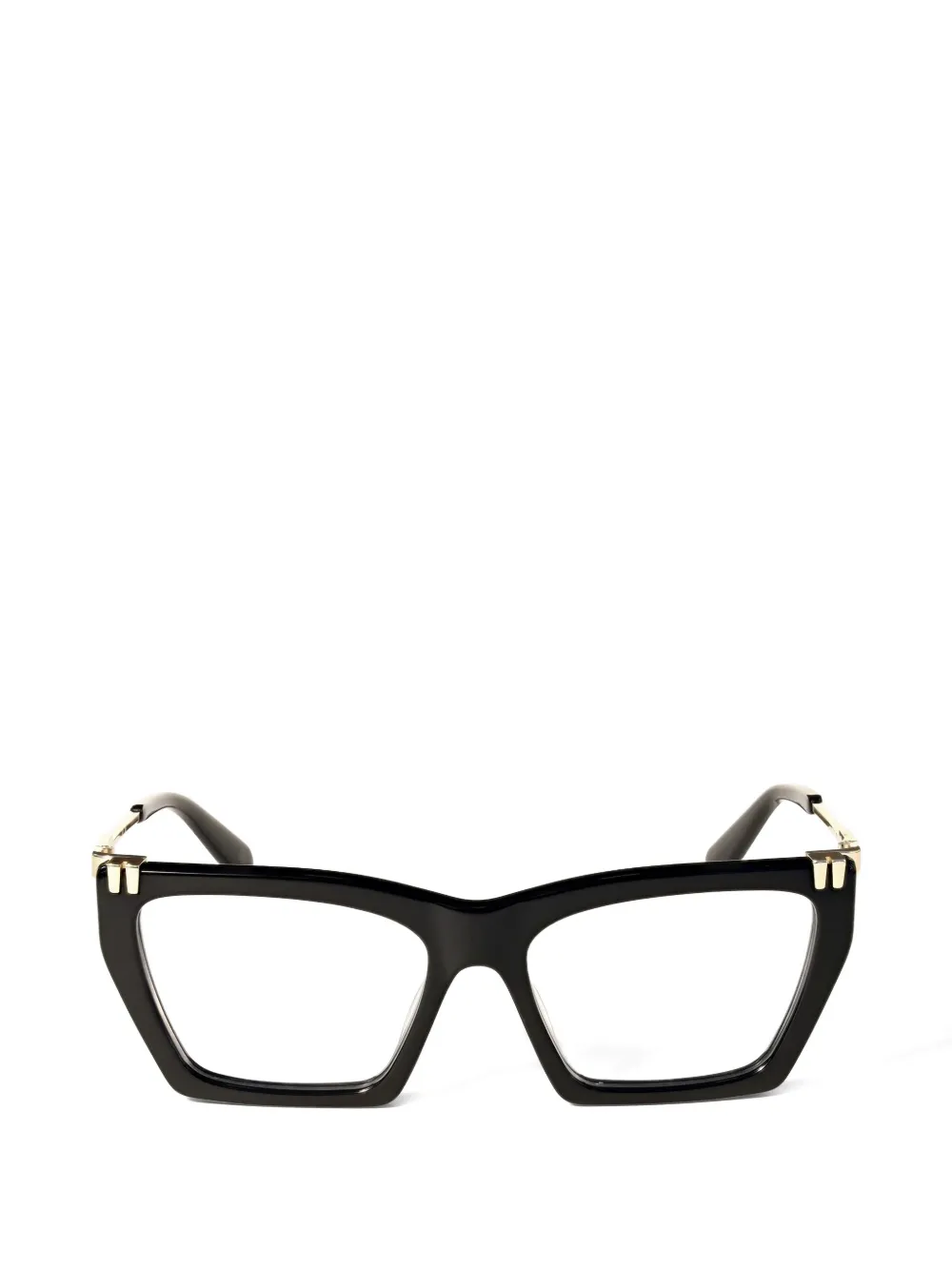 Off-White Eyewear geometric-frame glasses Goud