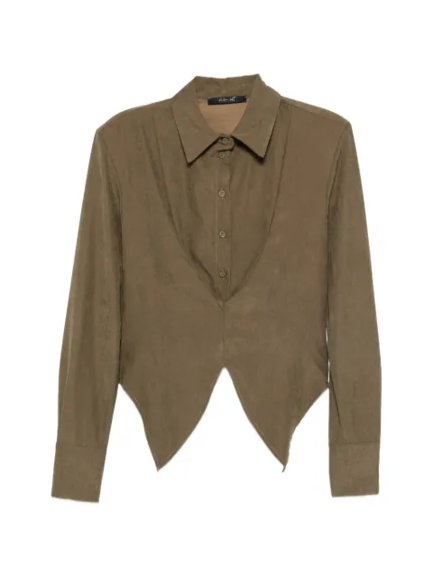PHILIA LOFT tie-fastening shirt