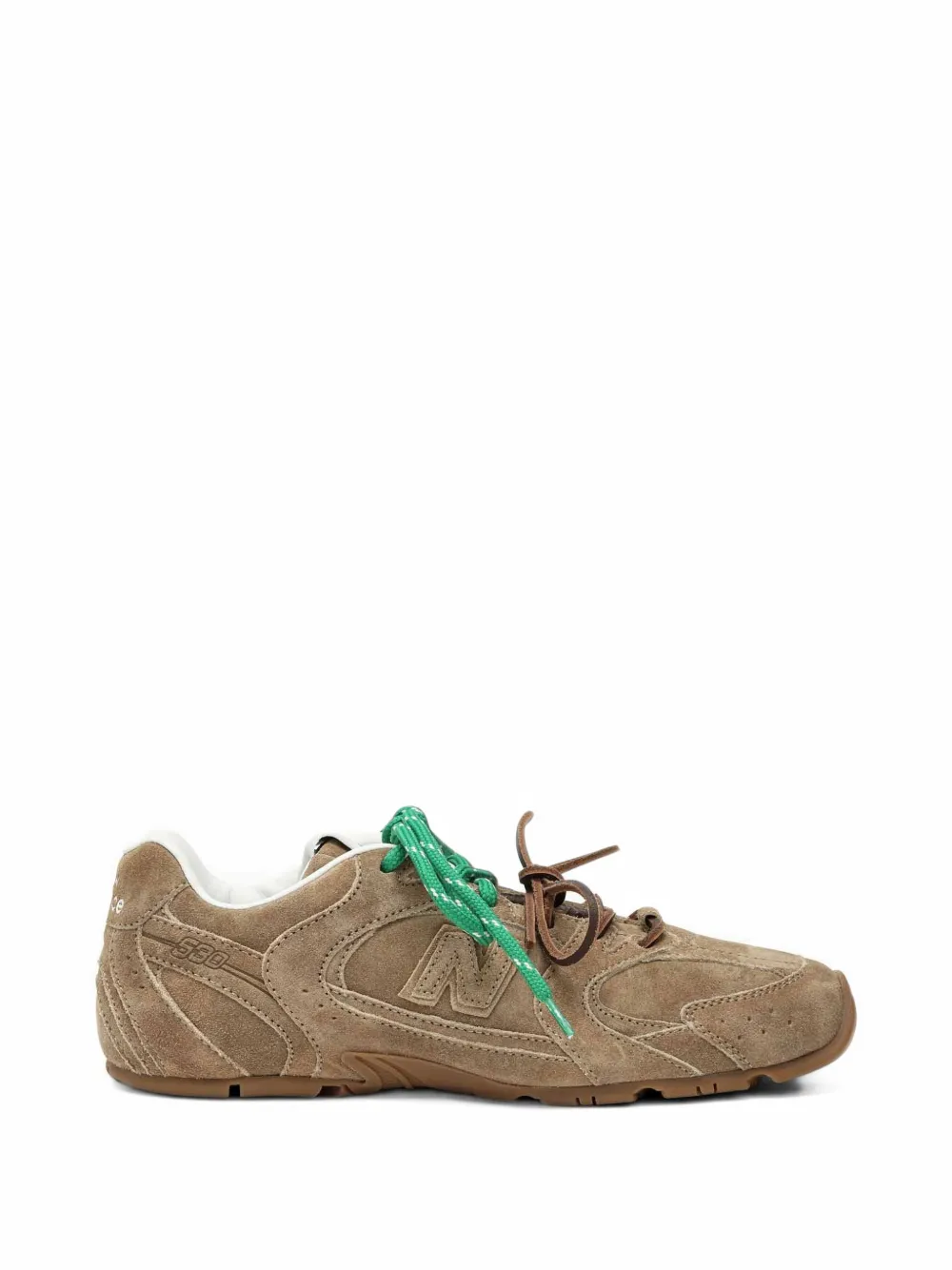 Miu Miu x New Balance 530 SL suede sneakers - Marrone