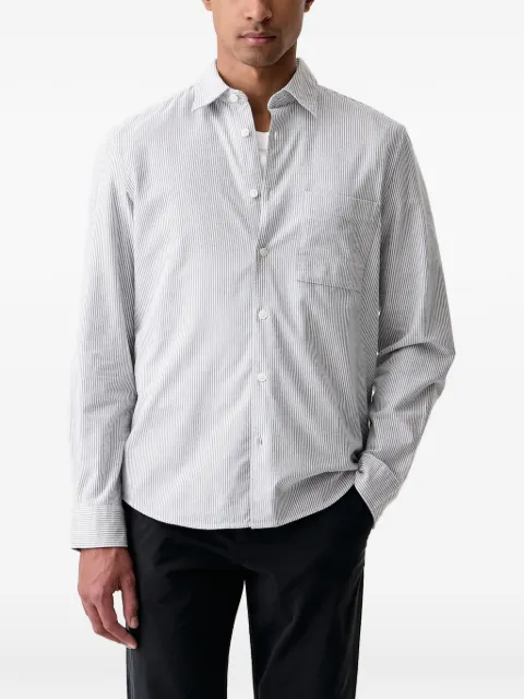 Marc O'Polo vertical-stripe patch-pocket shirt
