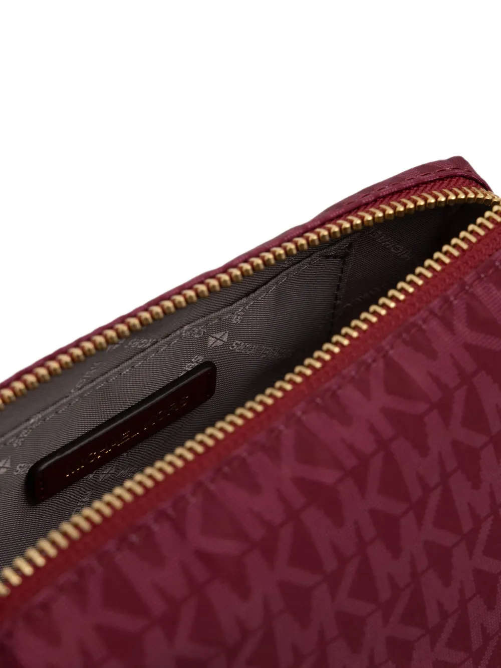 Michael Kors Make-up tas met monogram Rood
