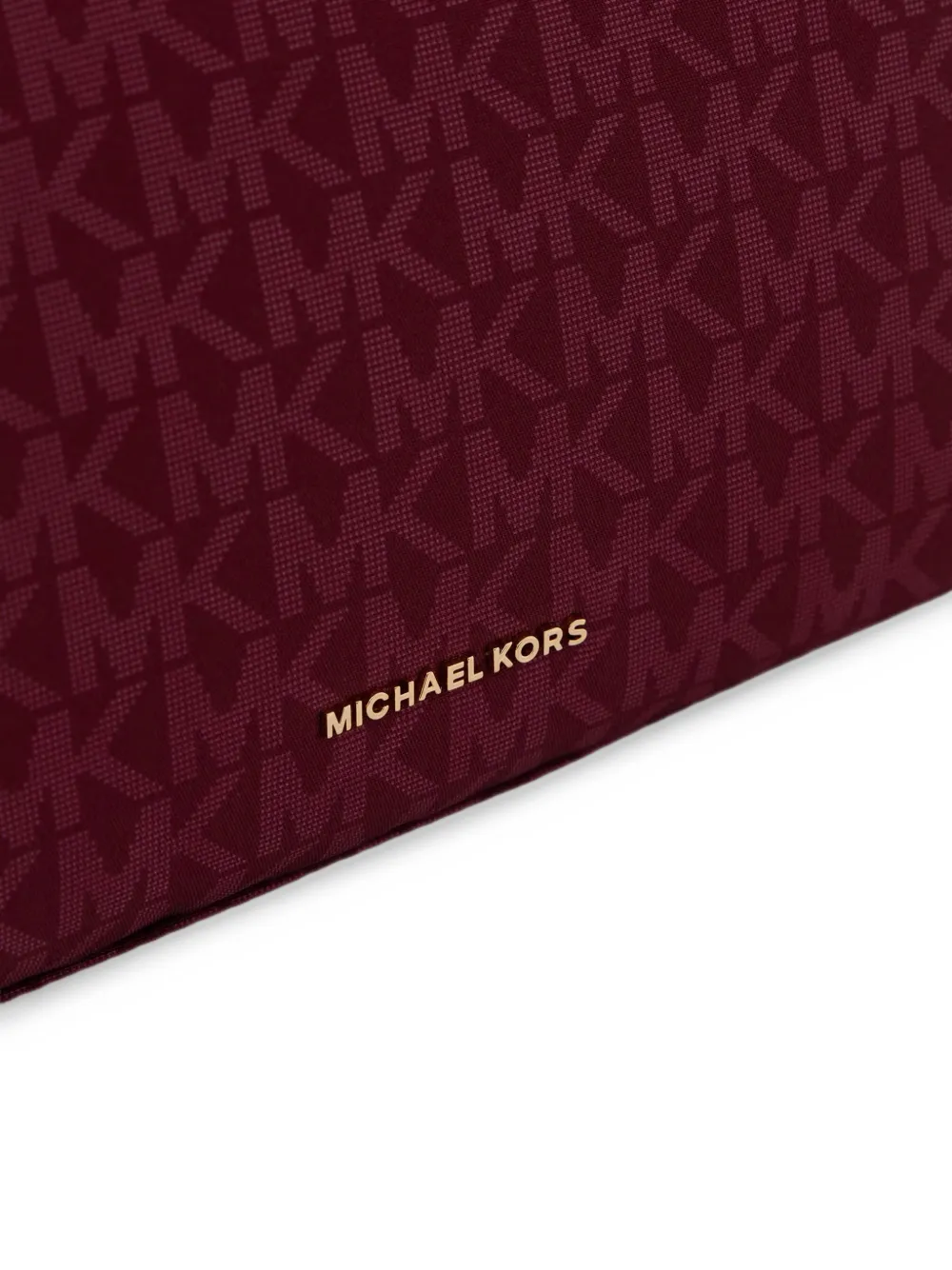 Michael Kors Make-up tas met monogram Rood