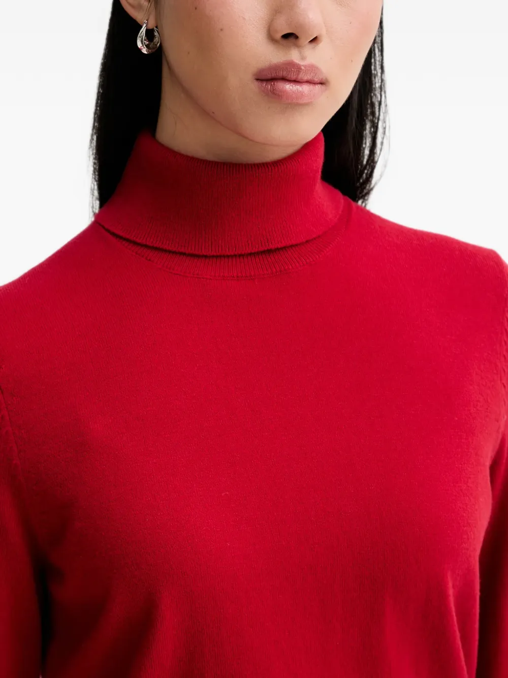 Marc O'Polo roll-neck sweater Rood