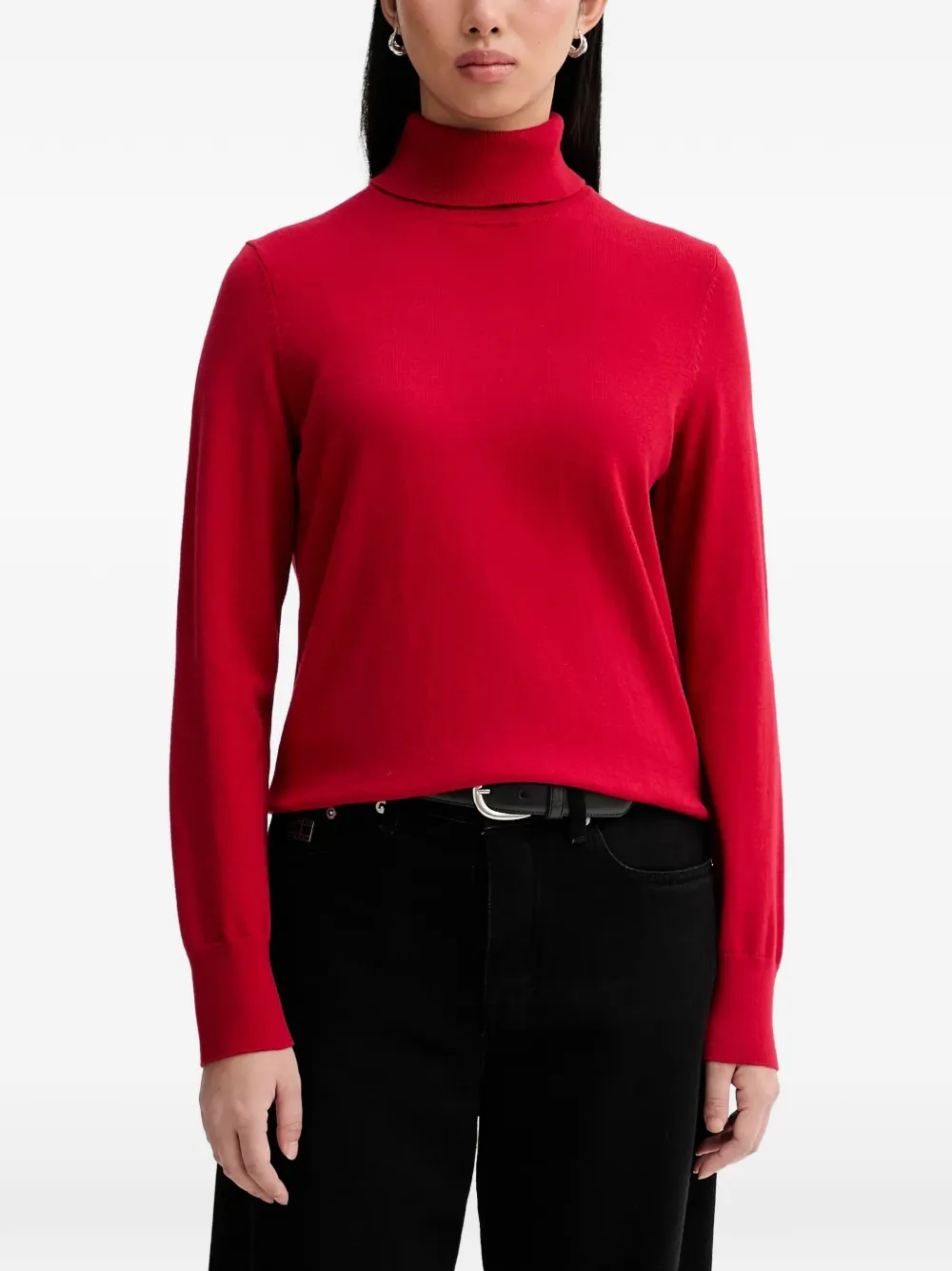 Marc O'Polo roll-neck sweater Rood