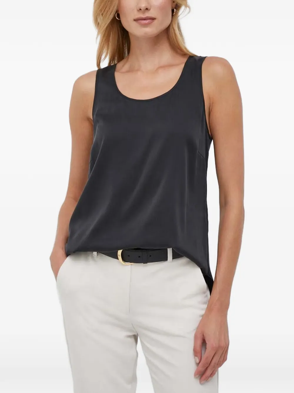 Mos Mosh scoop-neck tank top - Nero