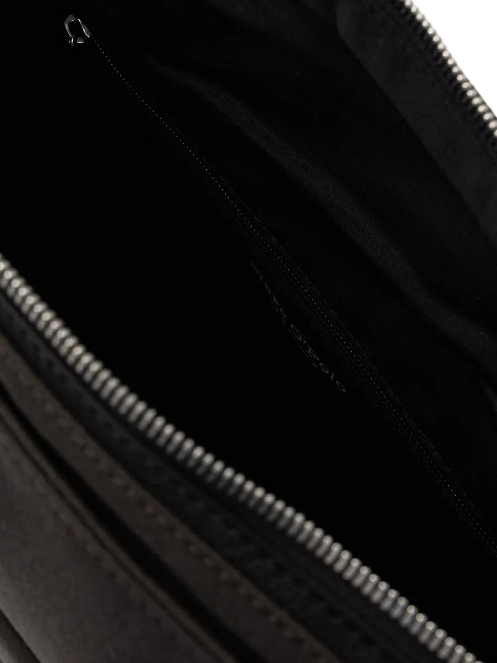 Marc O'Polo large Mari leather-trim tote bag Bruin