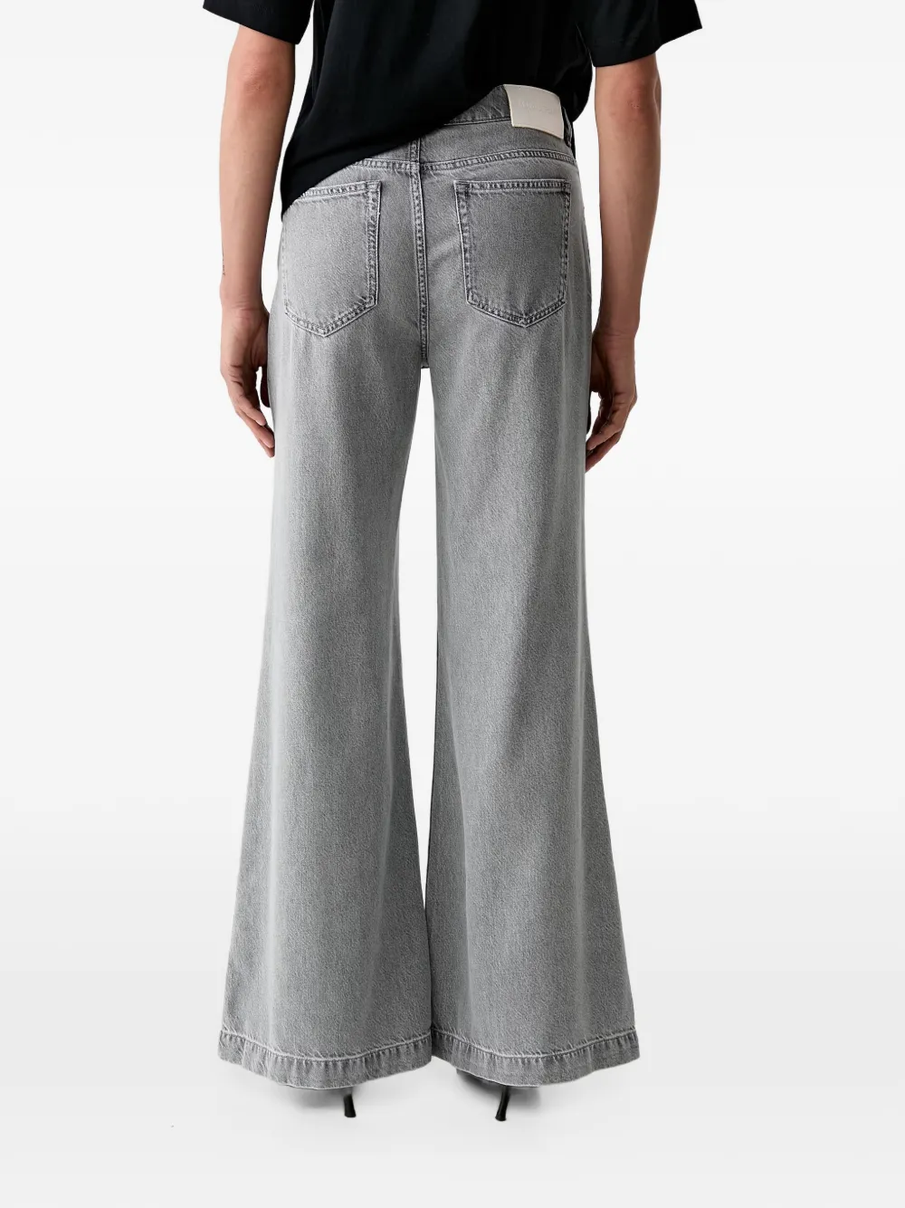 Marc O'Polo Fjona flared jeans Grijs