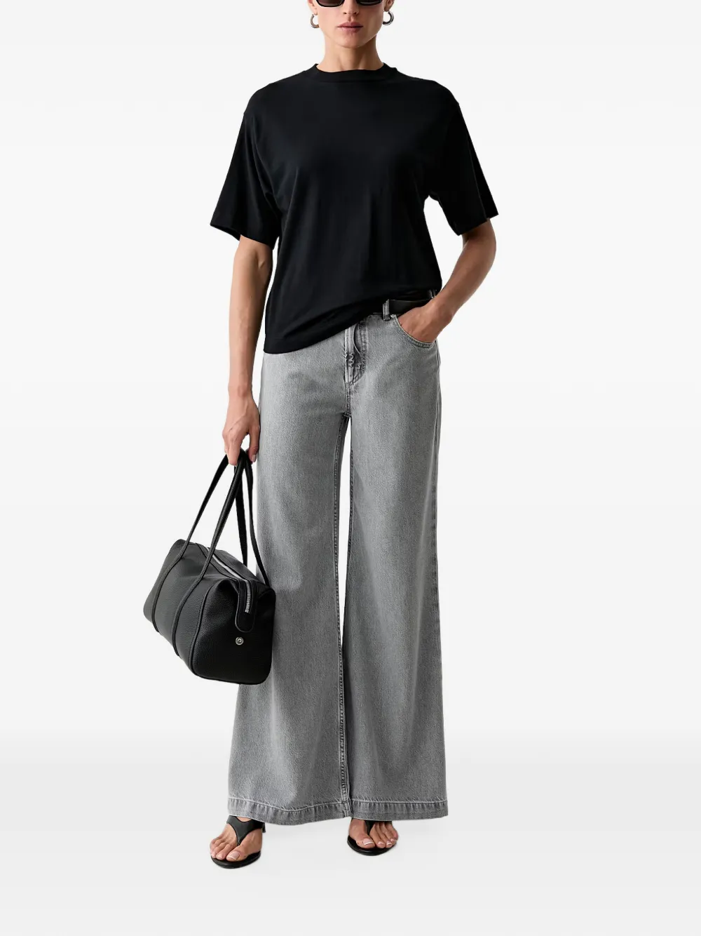 Marc O'Polo Fjona flared jeans Grijs