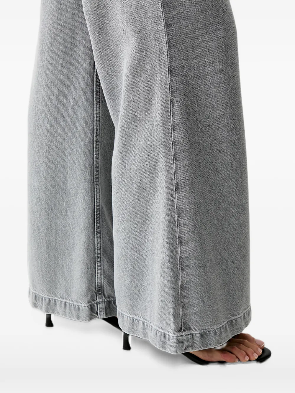 Marc O'Polo Fjona flared jeans Grijs