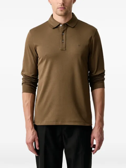 Michael Kors cotton long-sleeve polo shirt