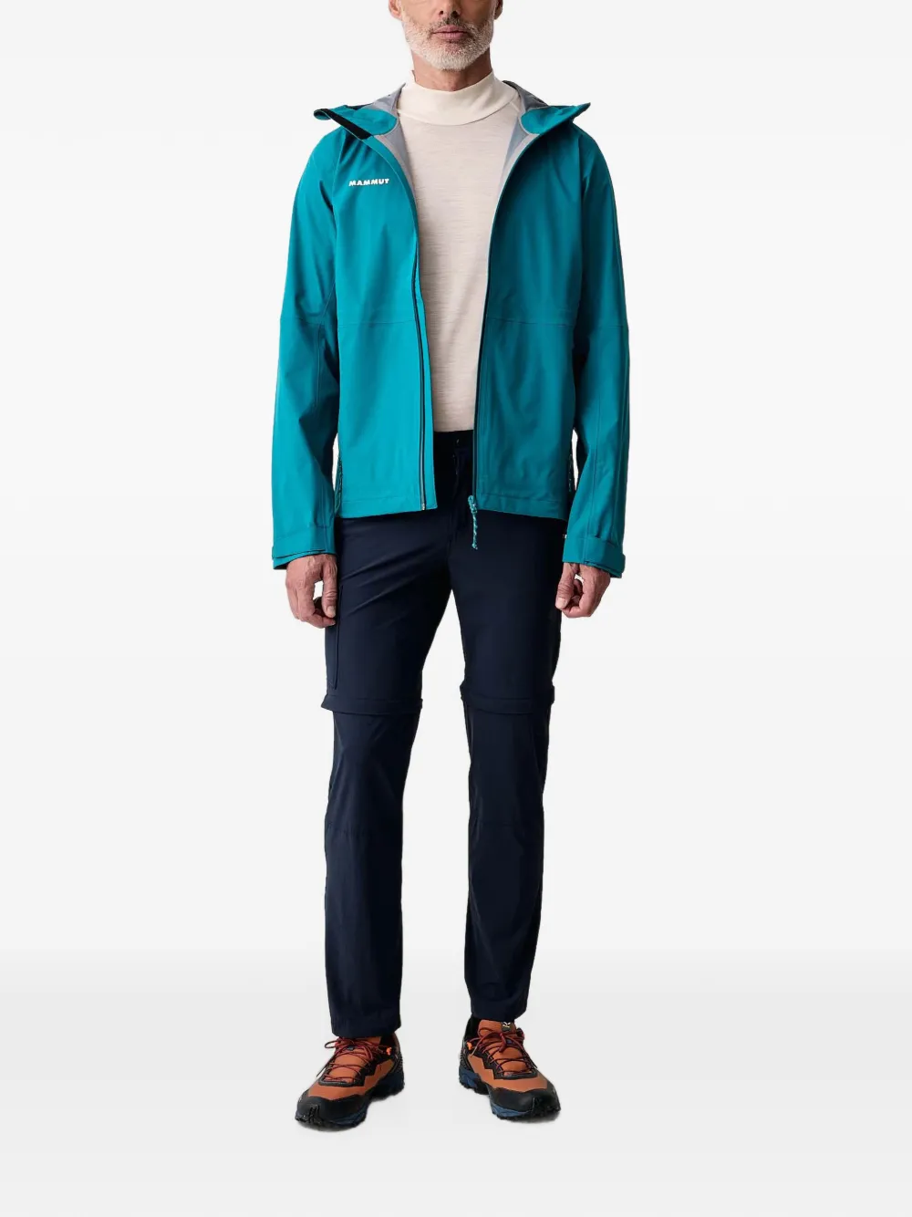 Mammut Linard Guide trainingsjack met capuchon en logo-print Blauw