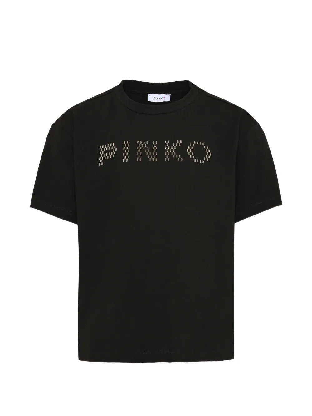Pinko Kids logo-detail T-shirt - Nero