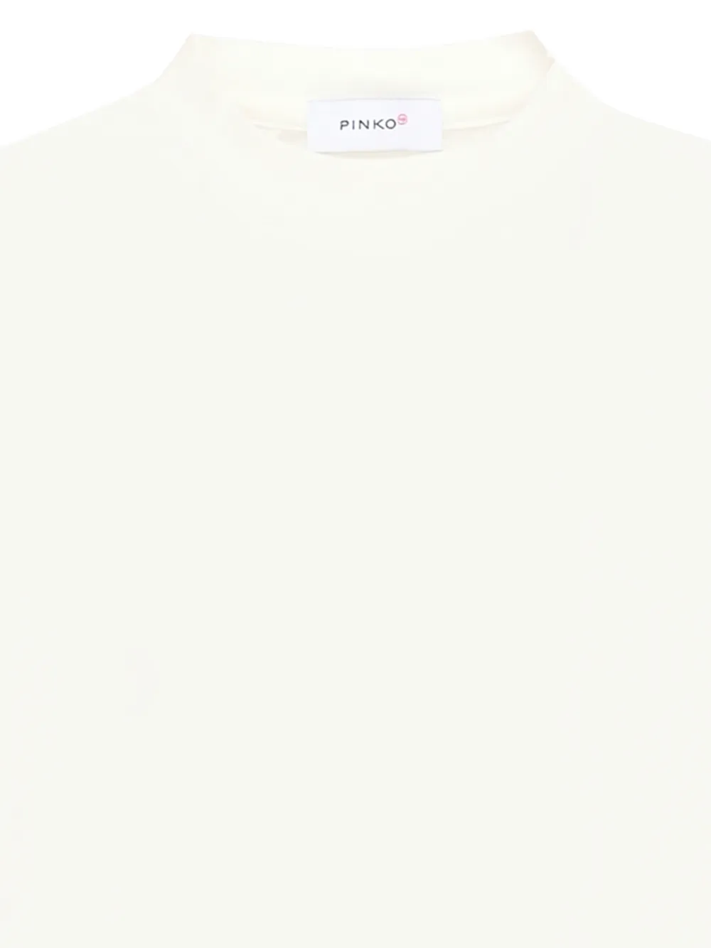 Pinko Kids T-shirt met logoband Beige