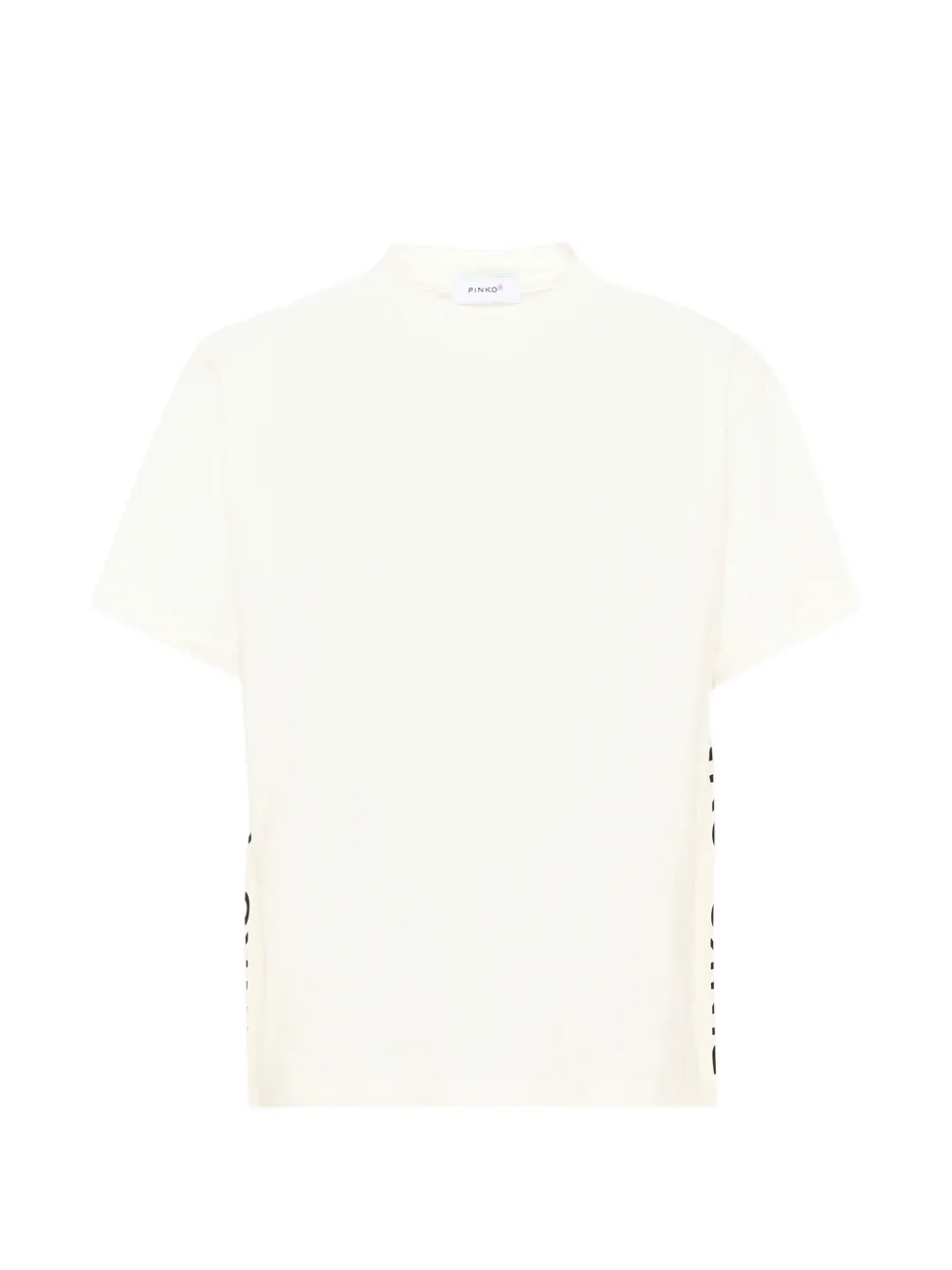 Pinko Kids logo-tape T-shirt - Toni neutri