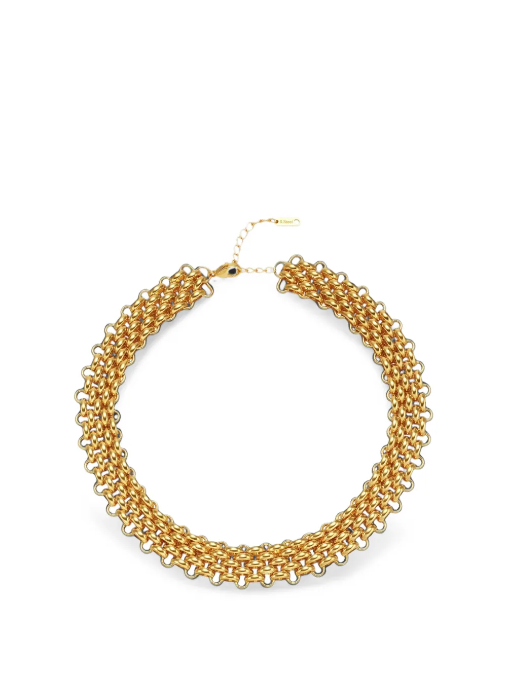 Ostras Collection Zou Zou mesh necklace - Oro