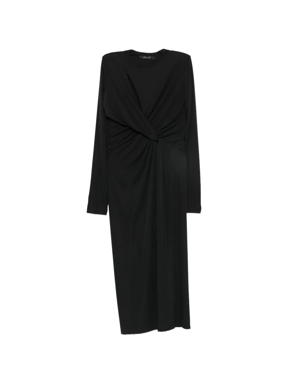 PHILIA LOFT twist-detail cut-out midi dress - Nero