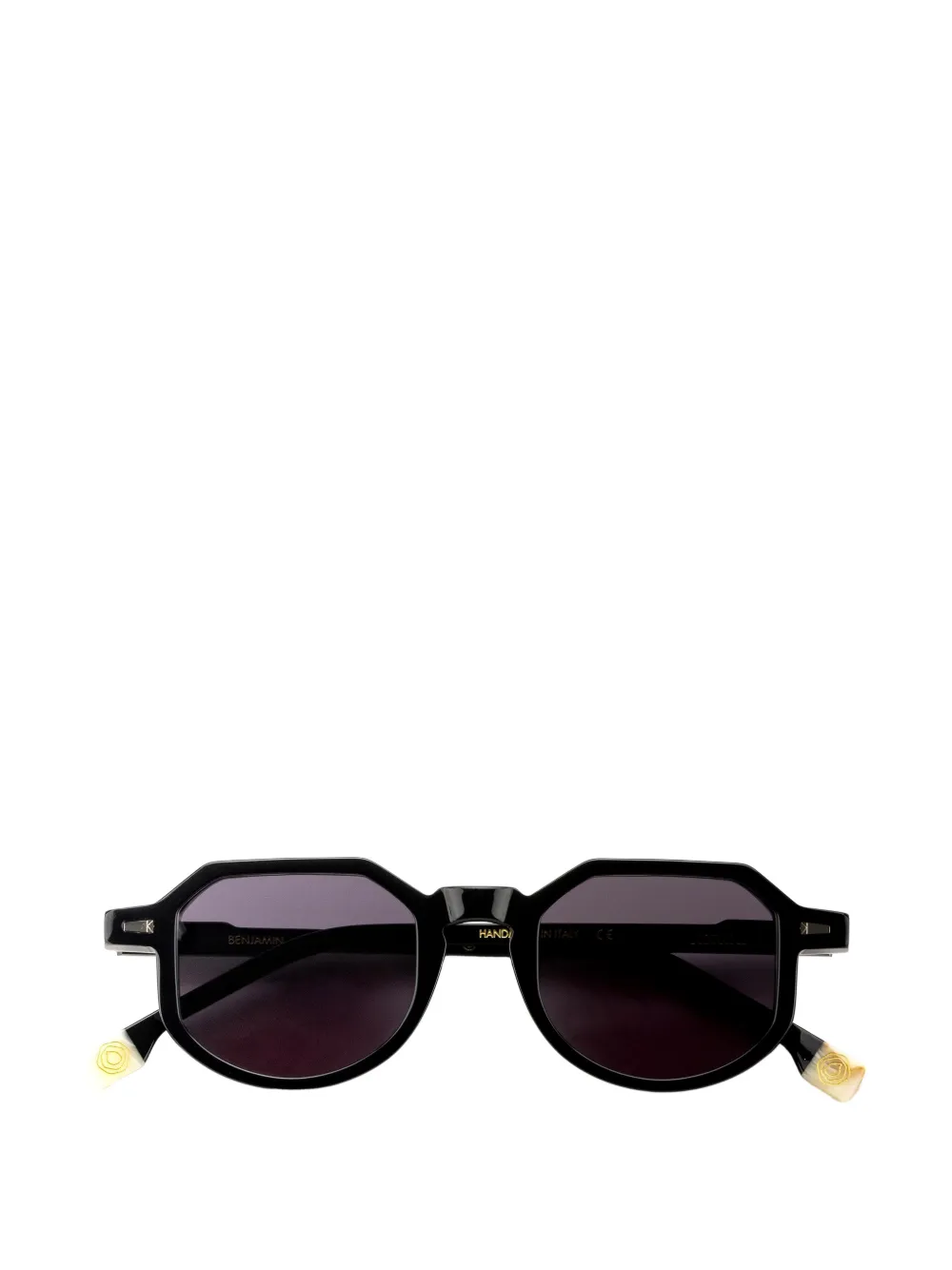 KYme Benjamin geometric-frame sunglasses Zwart