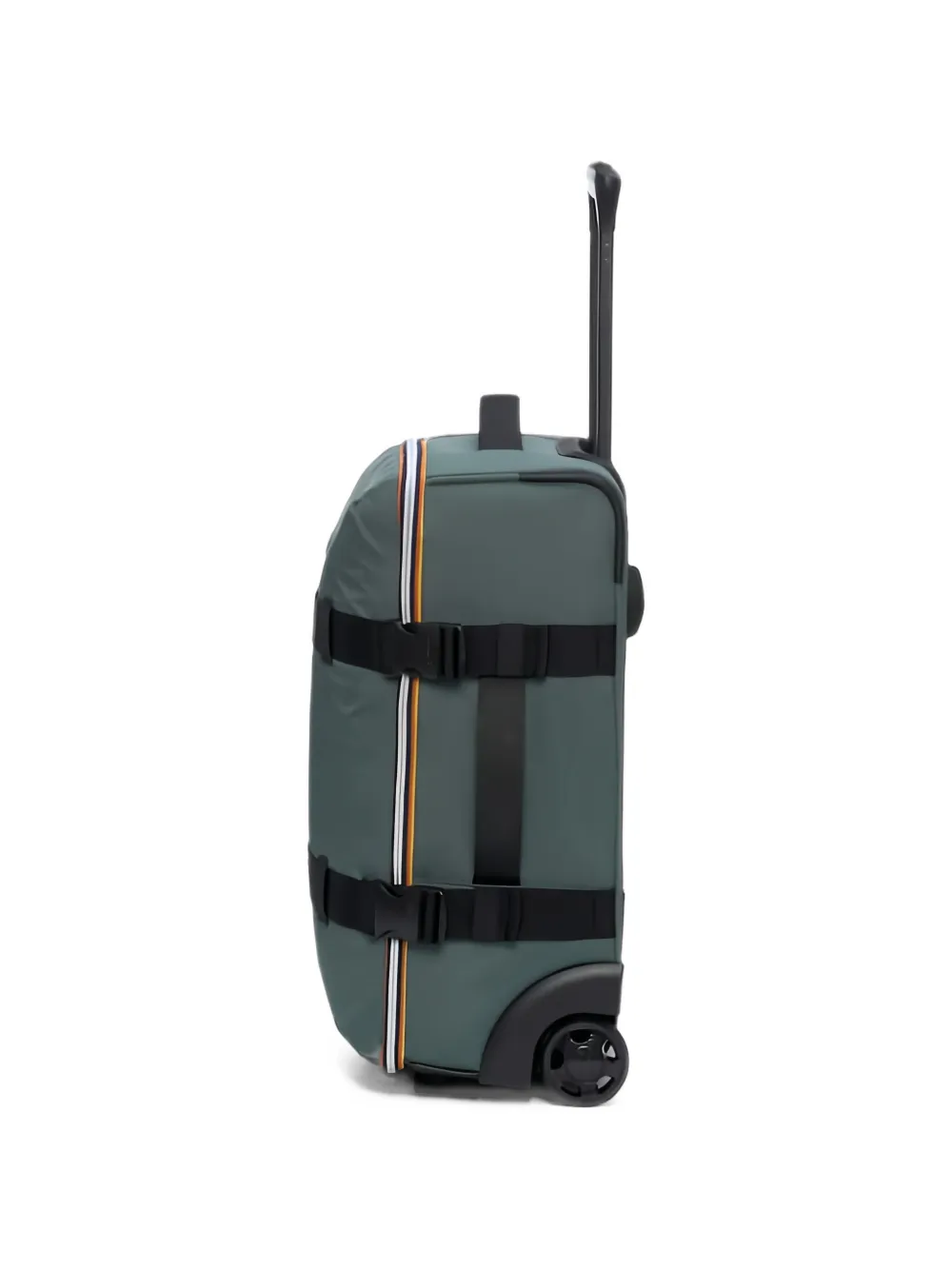 K-Way S Blossac logo-patch buckle-strap suitcase Grijs