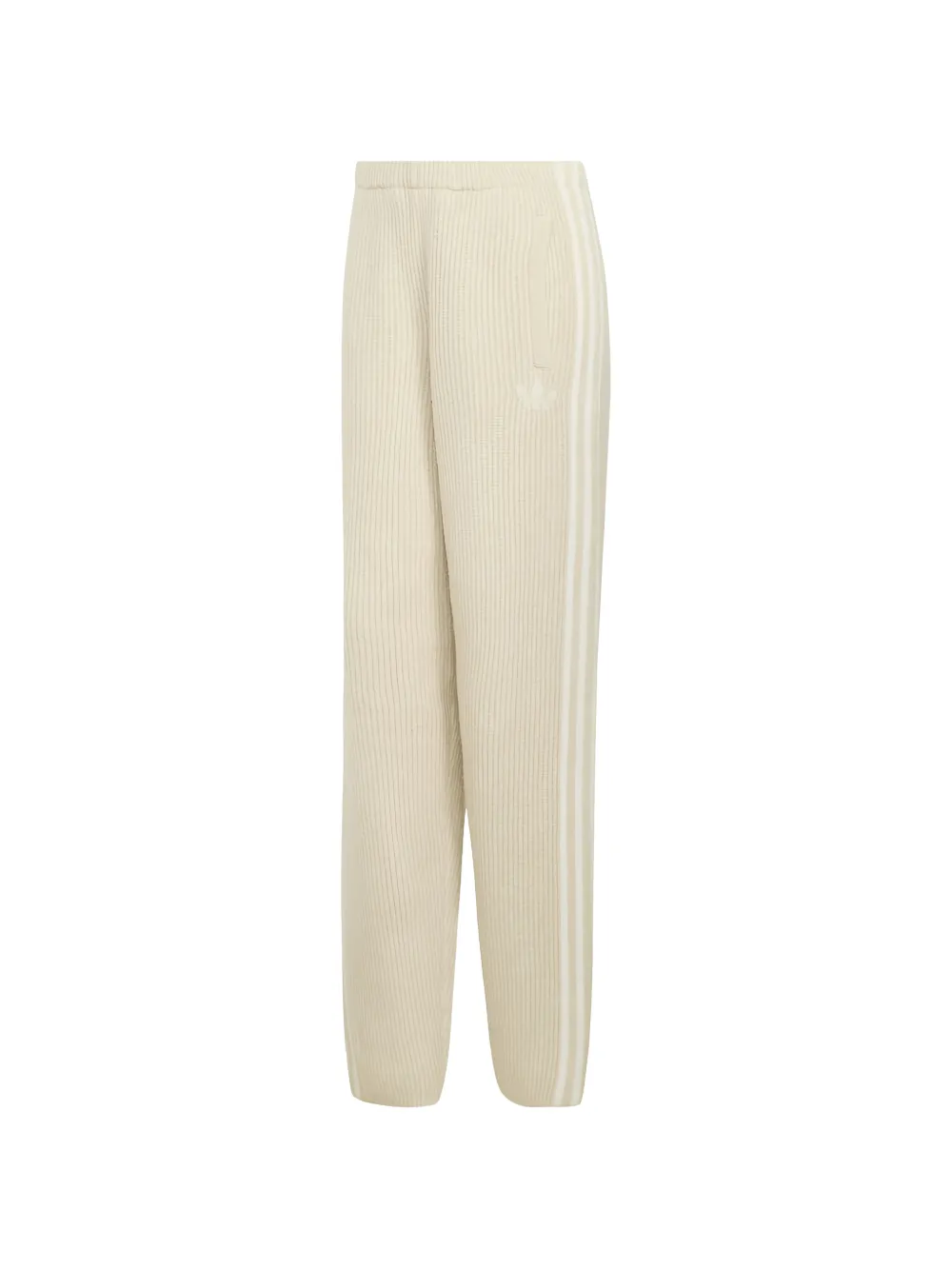 adidas Trefoil ribbed-knit track pants - Toni neutri