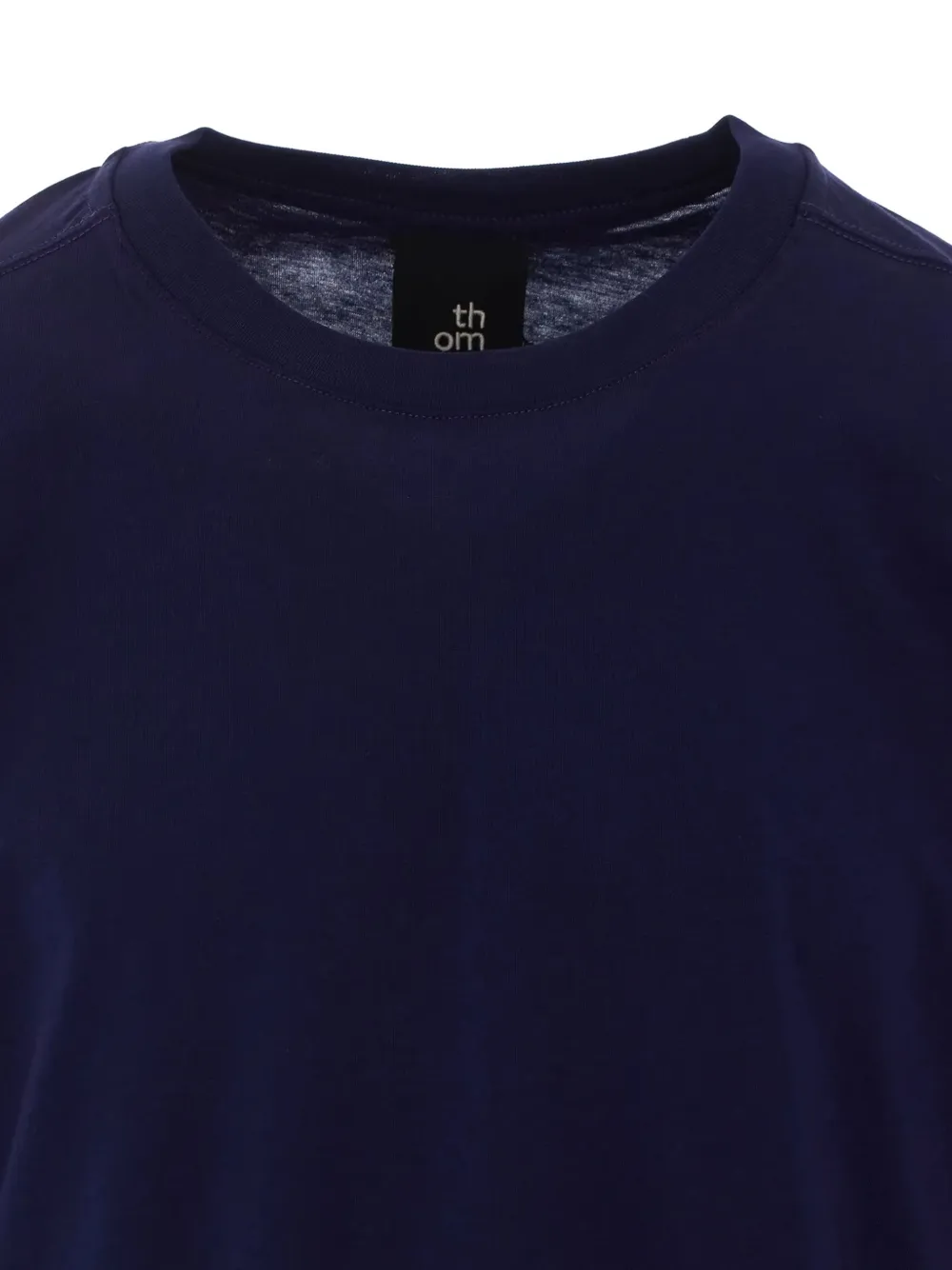 Thom Krom cross-stitch detail t-shirt Blauw