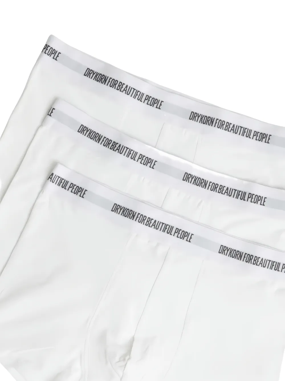 Drykorn Corbin set boxershorts met logoband Wit
