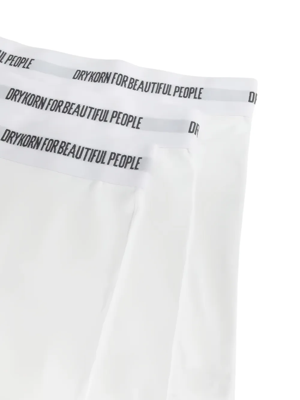Drykorn Corbin set boxershorts met logoband Wit