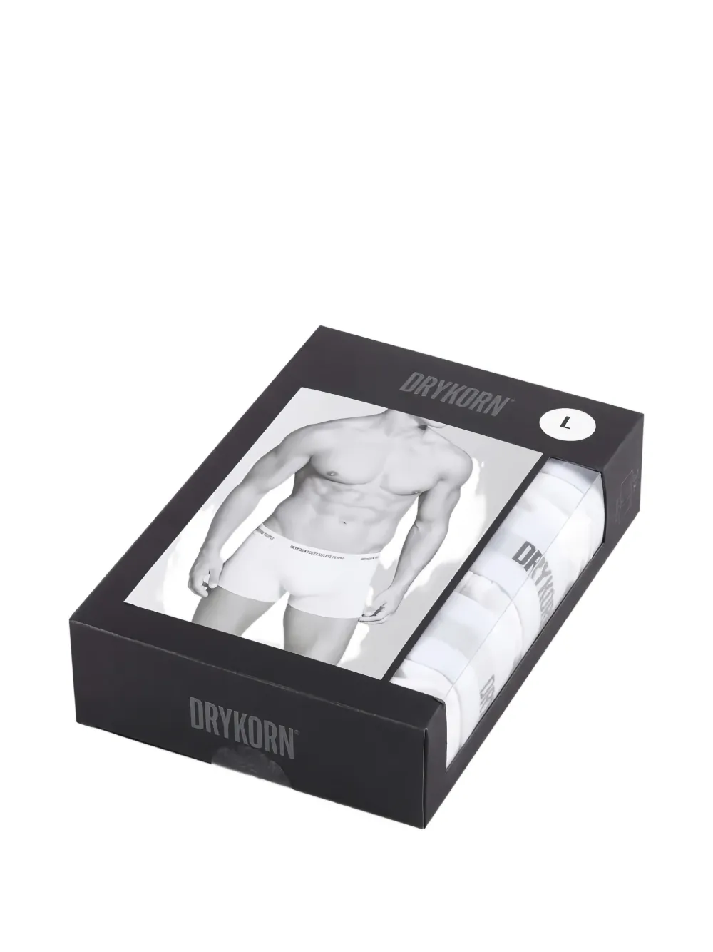 Drykorn Corbin set boxershorts met logoband Wit