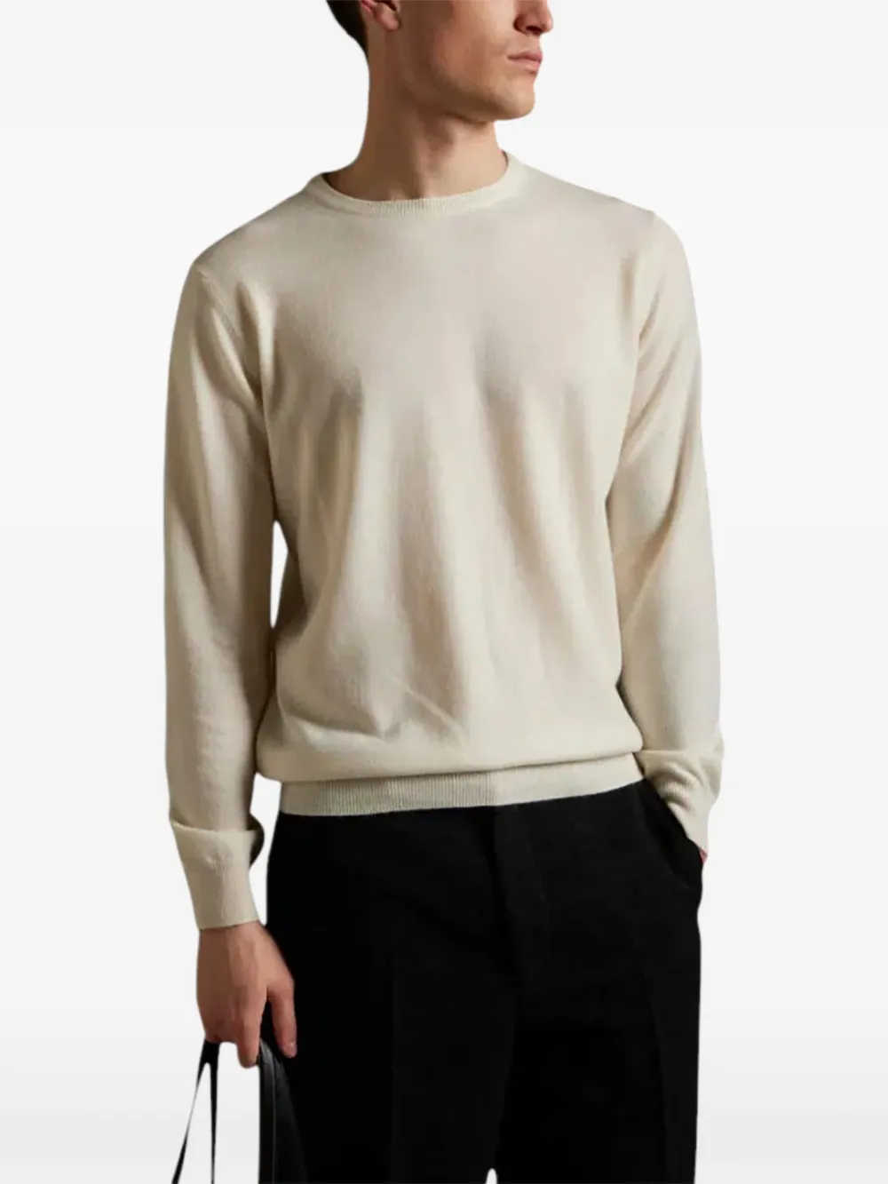 Kangra fine-knit cashmere sweater Beige