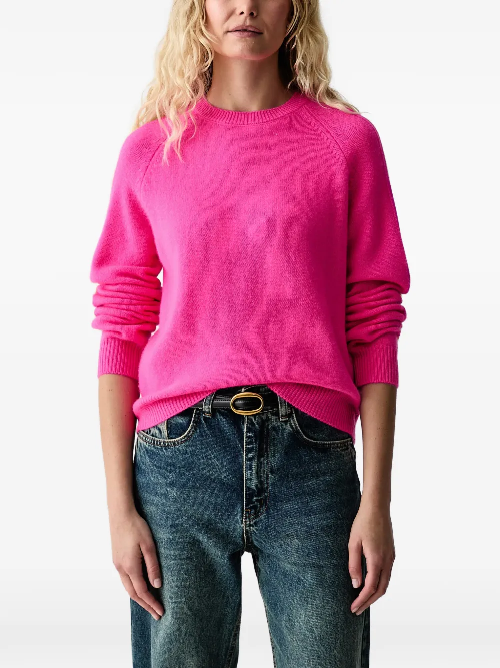 FROM FUTURE striped crew-neck sweater - Rosa