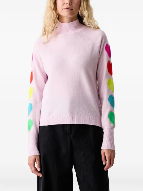 FROM FUTURE heart-intarsia raglan-sleeve sweater