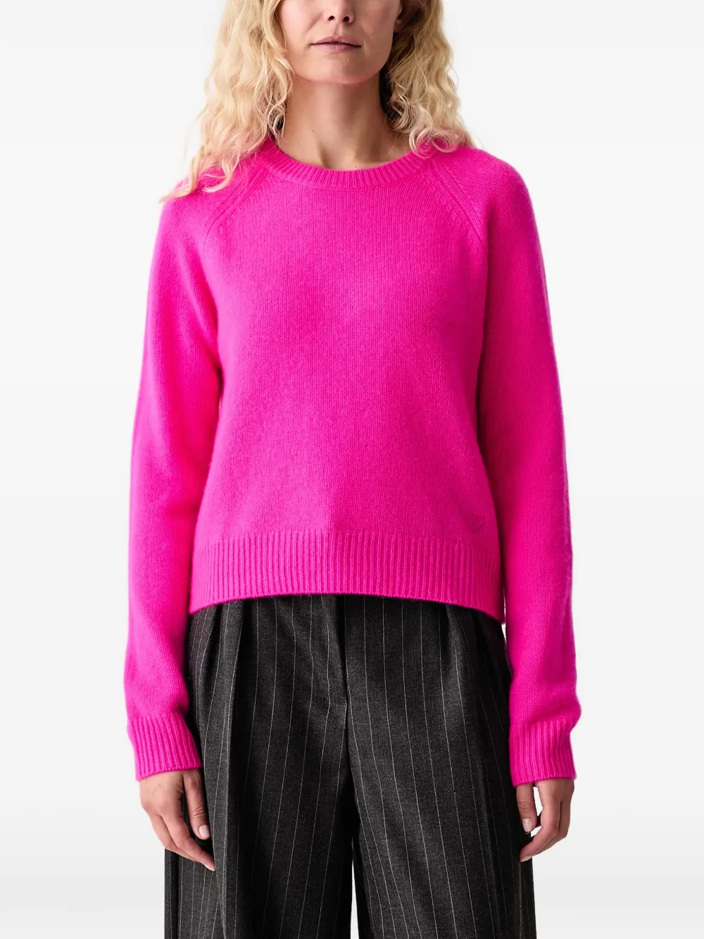 FROM FUTURE raglan-sleeve sweater - Rosa