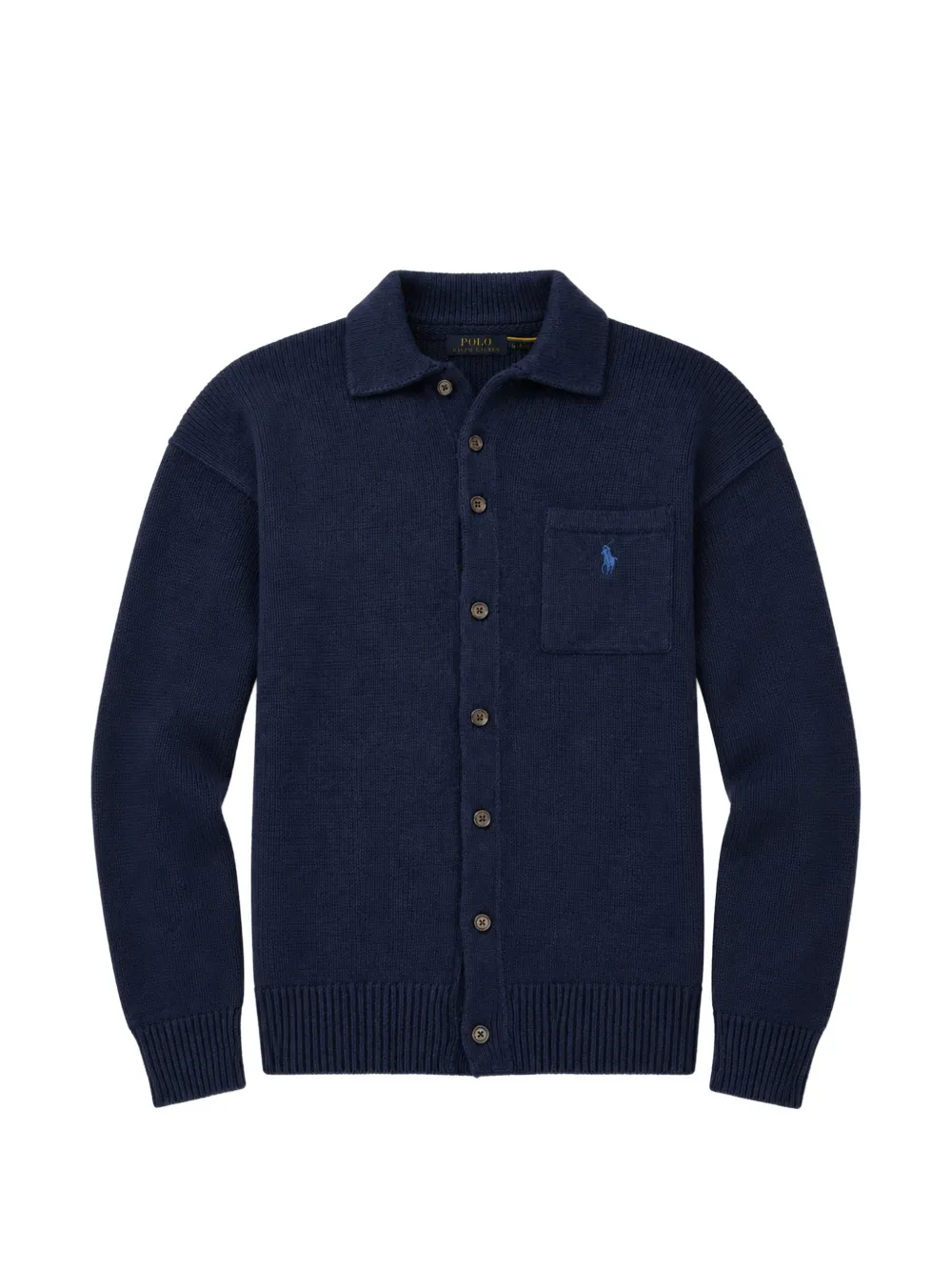Polo Ralph Lauren button-up chest-pocket cardigan - Blu