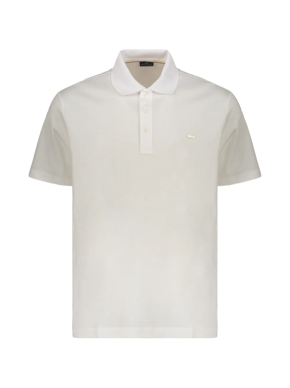 Paul & Shark piqué cotton polo shirt Wit