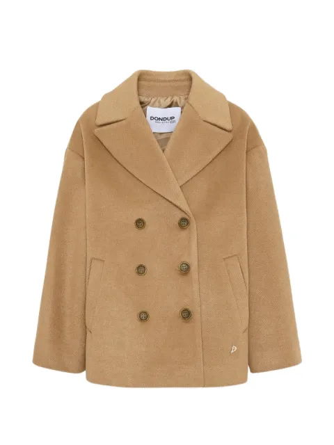 DONDUP KIDS abrigo con solapa de muesca y doble botonadura