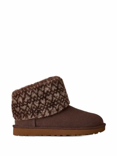 UGG botines Classic mini estampados