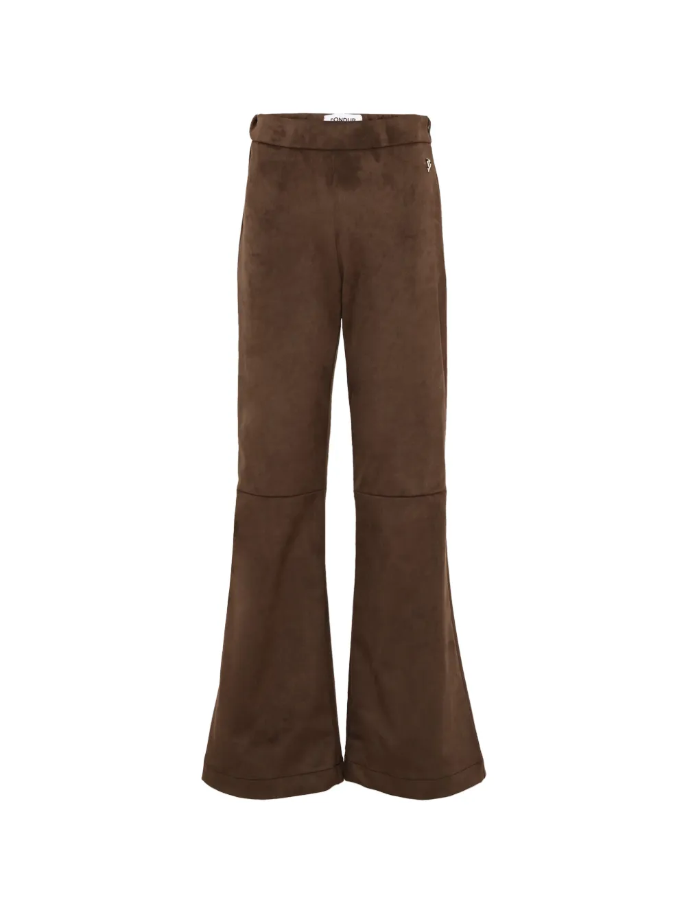 DONDUP KIDS flared casual trousers - Marrone