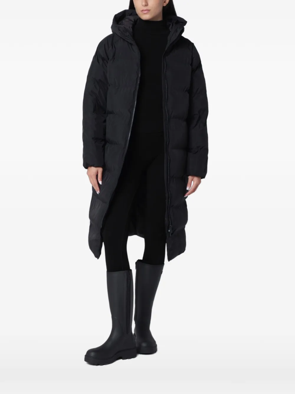 Tretorn Arctic hooded puffer coat - Noir Tretorn Arctic hooded puffer coat - Noir