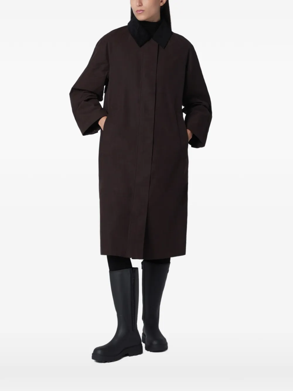 Tretorn Dawn storm-flap coat - Marrone