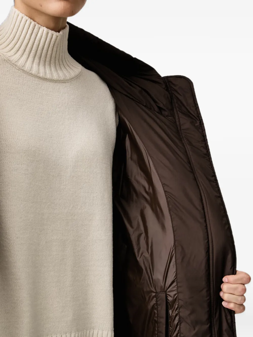 Marc O'Polo quilted hooded jacket Bruin
