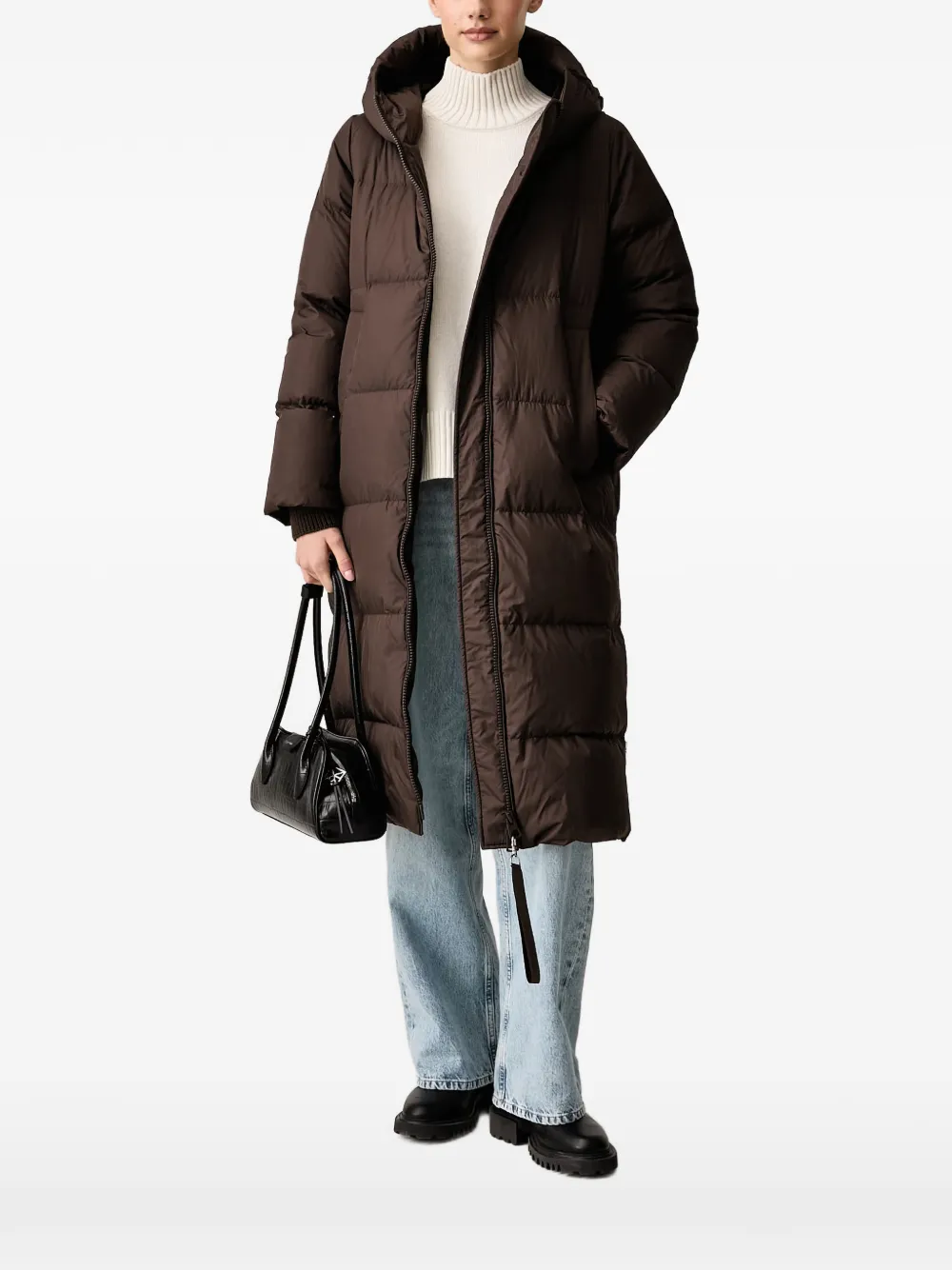 Marc O'Polo quilted hooded jacket Bruin