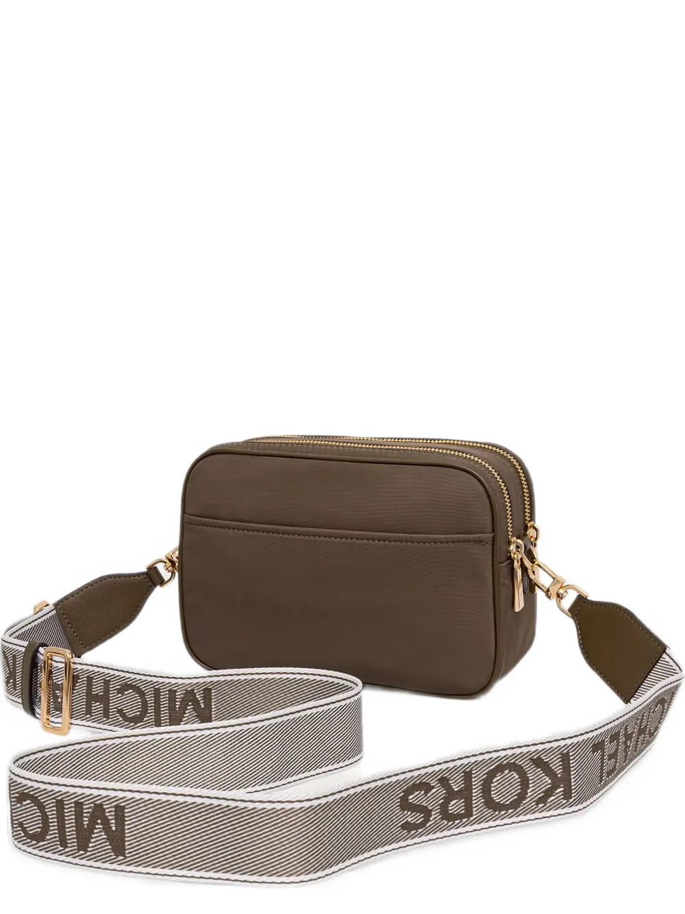 Michael Michael Kors Bryant medium nylon camera crossbody bag - Marrone