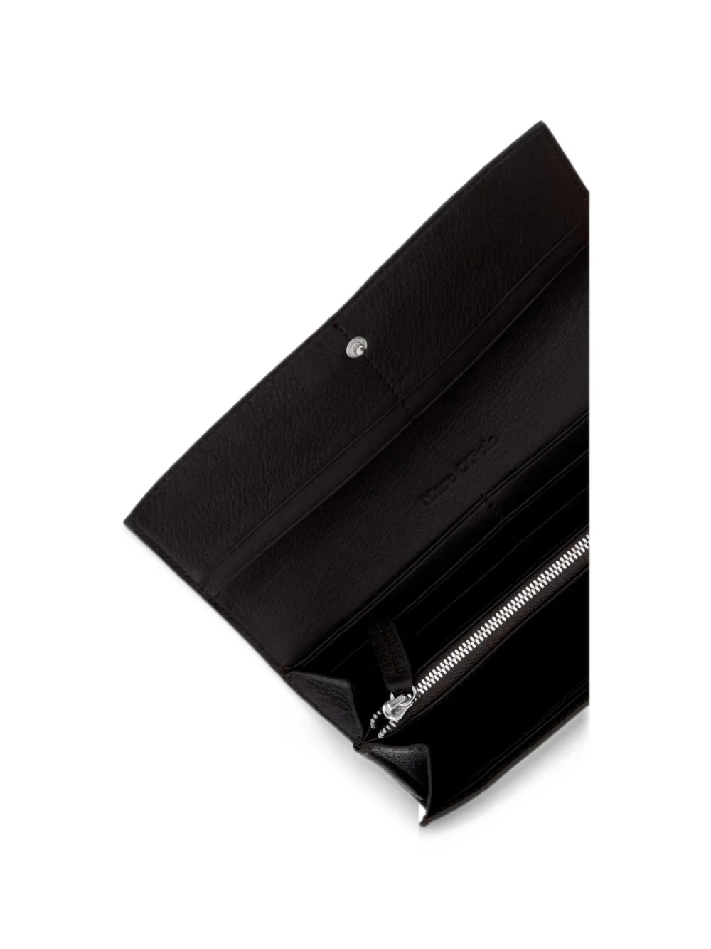 Marc O'Polo Jessie logo-debossed grained wallet Bruin
