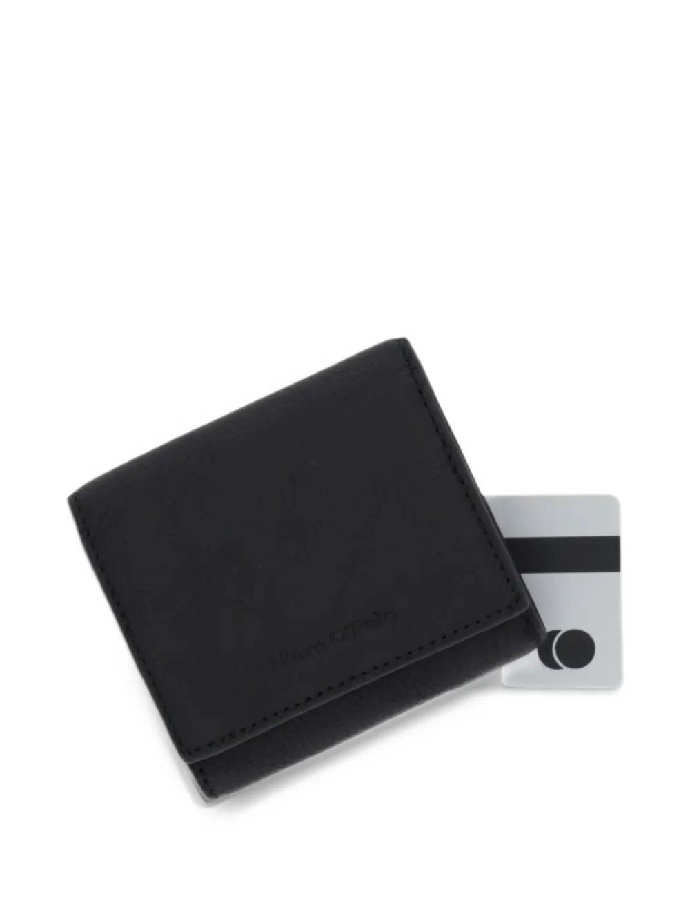 Marc O'Polo Judis logo-debossed wallet Zwart