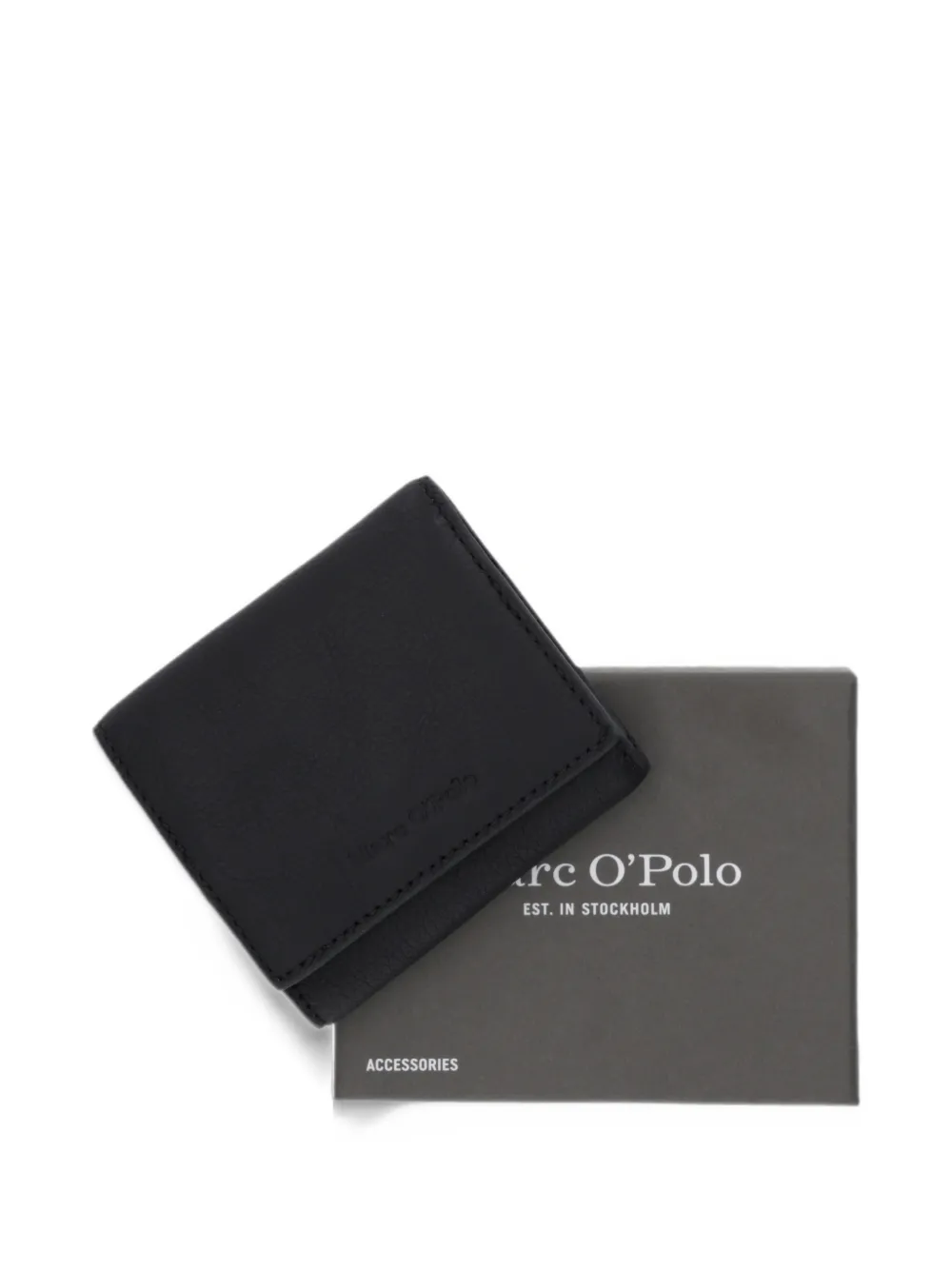 Marc O'Polo Judis logo-debossed wallet Zwart
