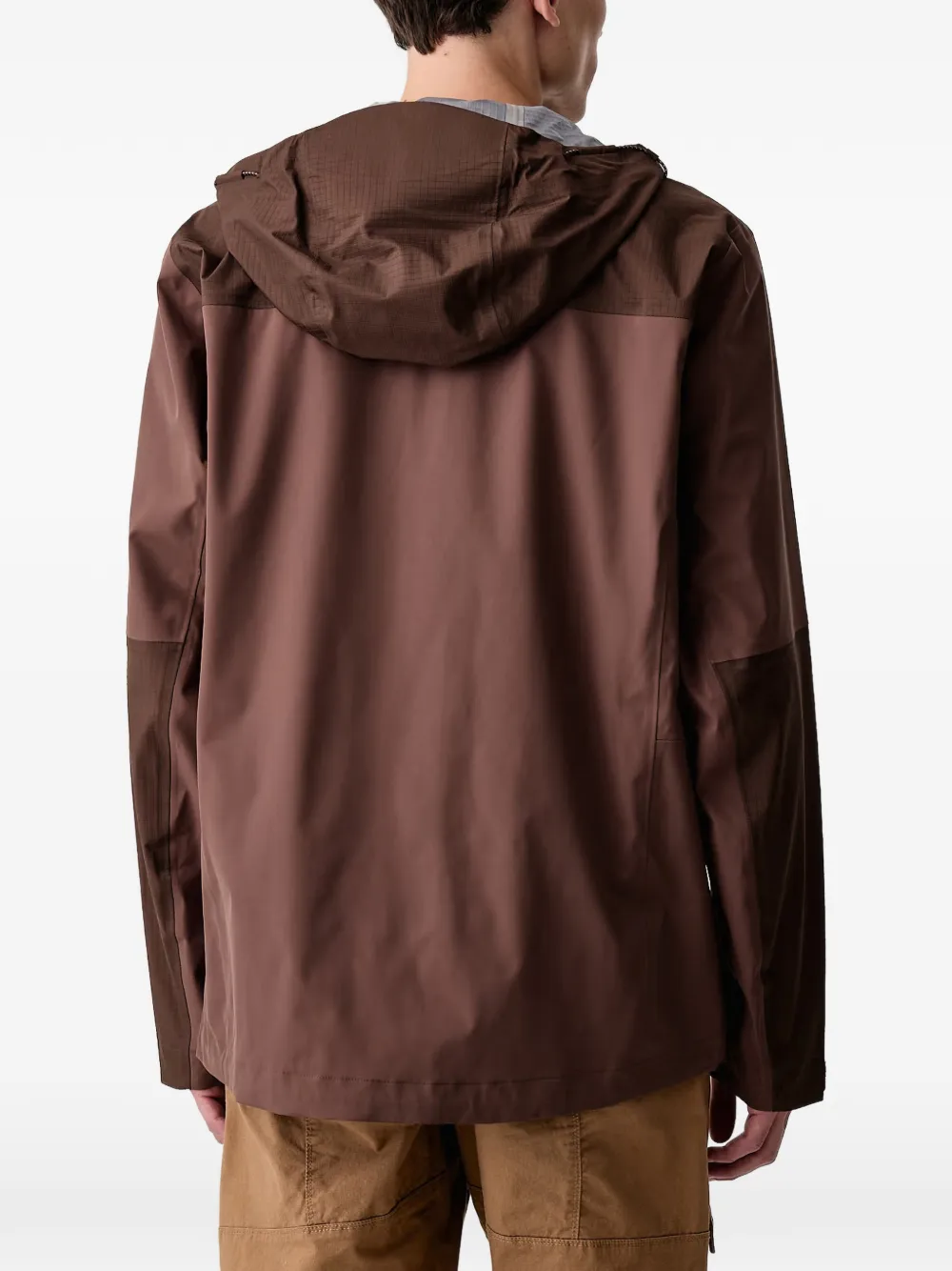 Mammut Ducan jack met capuchon en vlakken Bruin